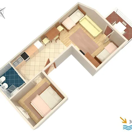 Penzion And With Parking Space Selce, Crikvenica - 2362